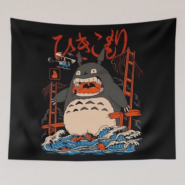 Item preview, Hikikomori Totoro Kaiju  designed and sold by Petal-Path.