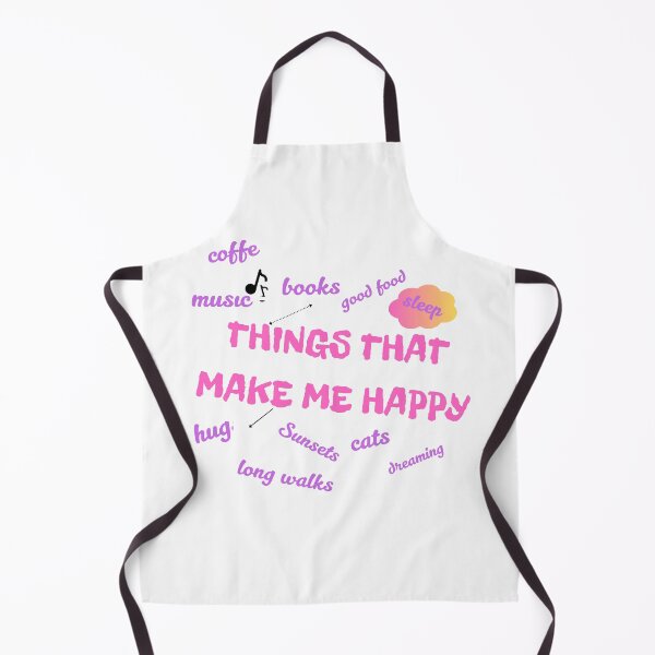 Item preview, Things That Make Me Happy Cute Pink Pastel Typography designed and sold by KMKDesignStudio.