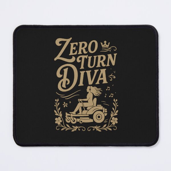 Item preview, Zero Turn Diva – Queen of the Lawn designed and sold by AnointedInk.
