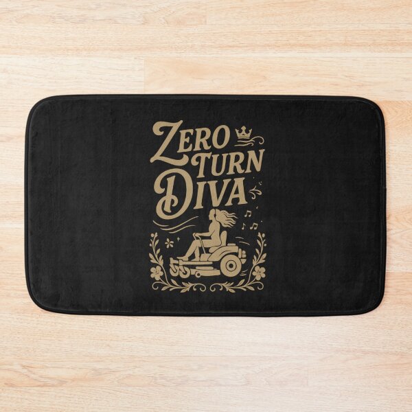 Item preview, Zero Turn Diva – Queen of the Lawn designed and sold by AnointedInk.