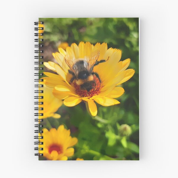 Item preview, Bee on marigold designed and sold by MariaKuhi.