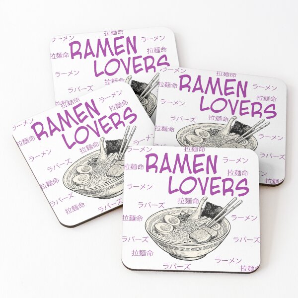 Item preview, Ramen Lovers Japanese Food Typography Art designed and sold by KMKDesignStudio.