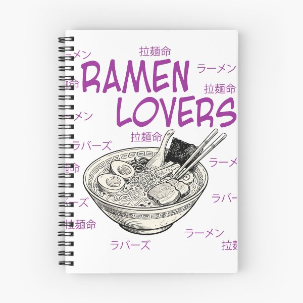Item preview, Ramen Lovers Japanese Food Typography Art designed and sold by KMKDesignStudio.