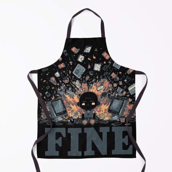 Item preview, Work Stress Humor I'M FINE designed and sold by ChicTrendz.