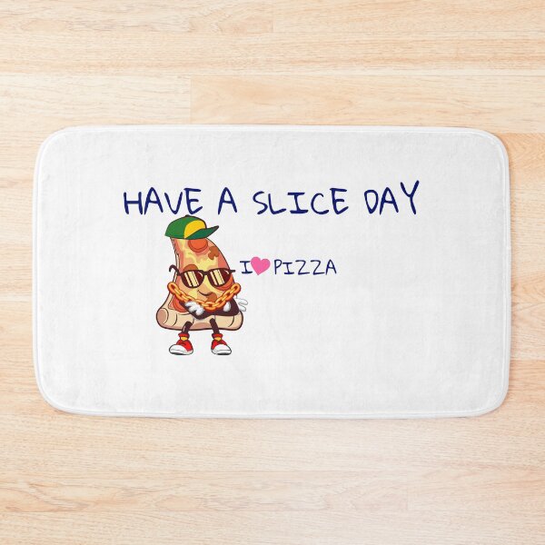 Item preview, Have a Slice Day Cool Cartoon Pizza Typography designed and sold by KMKDesignStudio.