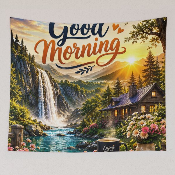Item preview, Peaceful nature coffee view designed and sold by urbanshop7.