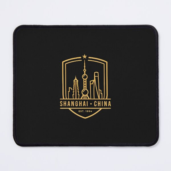 Item preview, Shanghai Skyline Crest — Shield Badge Logo designed and sold by Shutter-Dragon.
