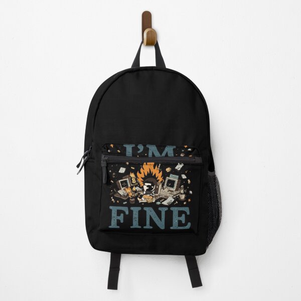 Item preview, Overwhelmed Humor I'M FINE designed and sold by ChicTrendz.