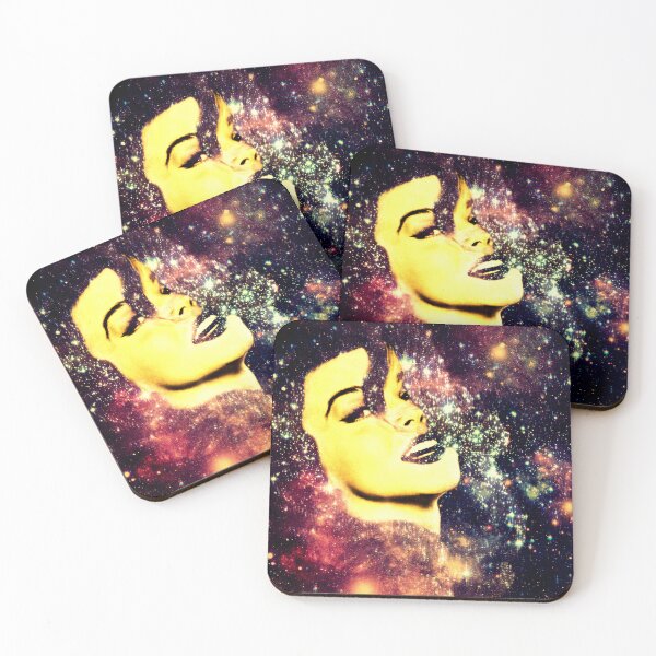 Item preview, Galaxy Lady: Ann-Margret Multicolored Retro Pop Art Merch designed and sold by 2sweetsDesign.