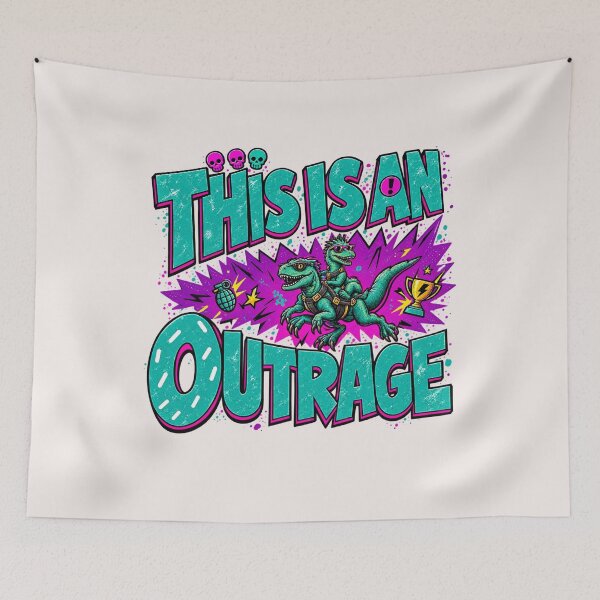 Item preview, This Is An Outrage designed and sold by urbanons.