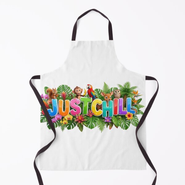 Item preview, Just Chill 3D Glossy Jungle Animals Banner designed and sold by KMKDesignStudio.