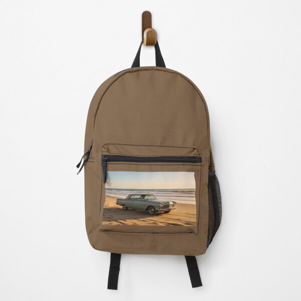 Item preview, classic car on the sand at the seashore designed and sold by mixoubraw.