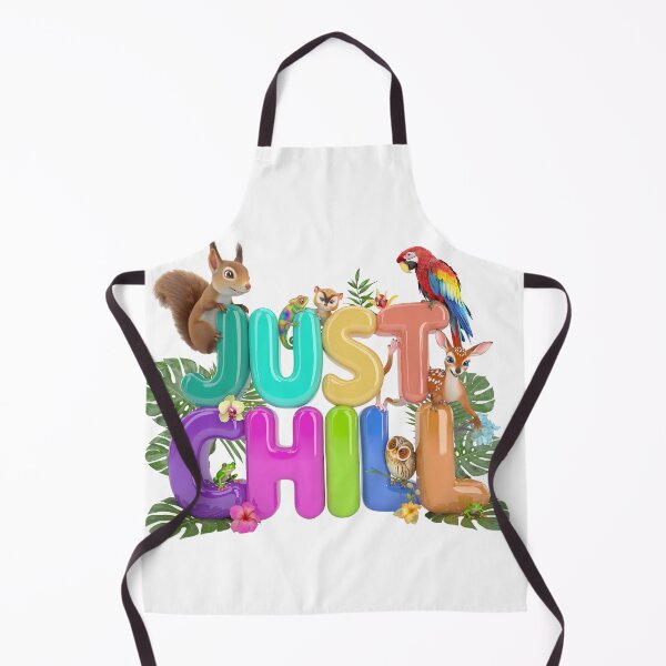 Item preview, Just Chill 3D Pastel Jungle Animals Illustration designed and sold by KMKDesignStudio.