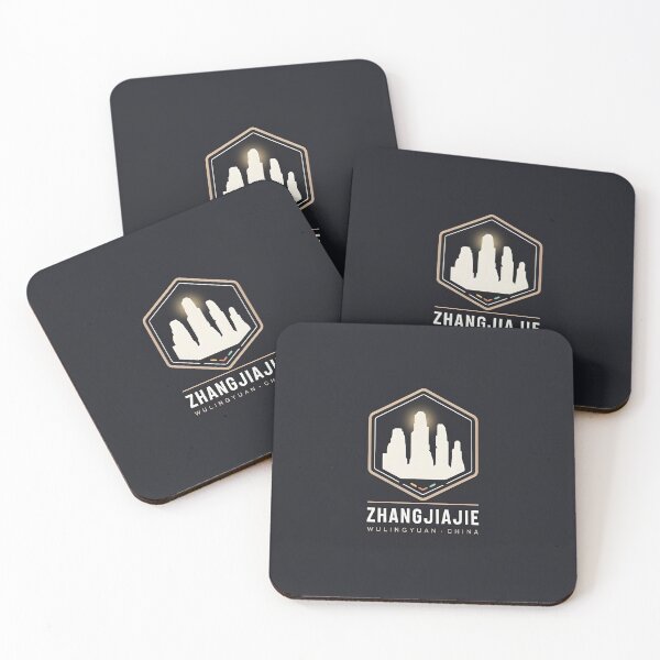 Item preview, Zhangjiajie Pillars Crest — Hexagon Badge Logo designed and sold by Shutter-Dragon.