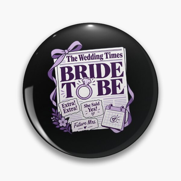 Item preview, Wedding Announcement Future Bride to Be Newspaper-Themed designed and sold by clothesy7.