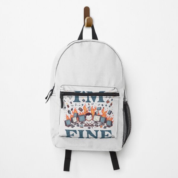 Item preview, Office Chaos Humor I'M FINE designed and sold by ChicTrendz.