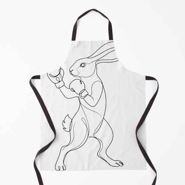 Item preview, Minimalist Line Art Boxing Rabbit Modern Clean Graphic designed and sold by Martial-Art-23.