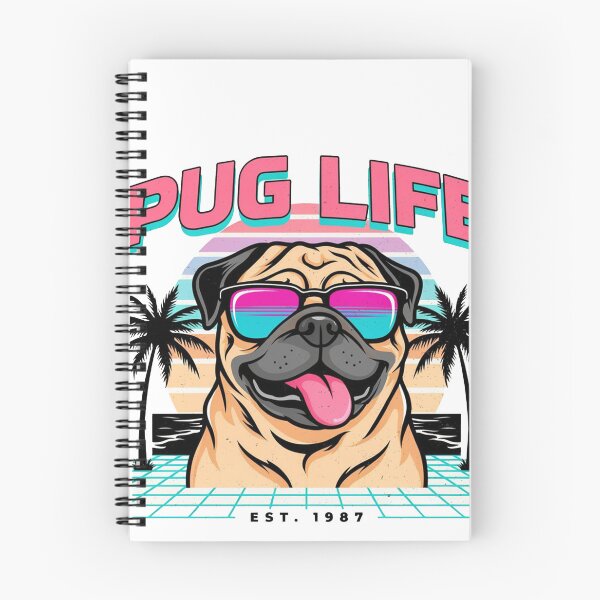 Item preview, Copy of Copy of Copy of Retro Synthwave Pug Life  designed and sold by KMKDesignStudio.