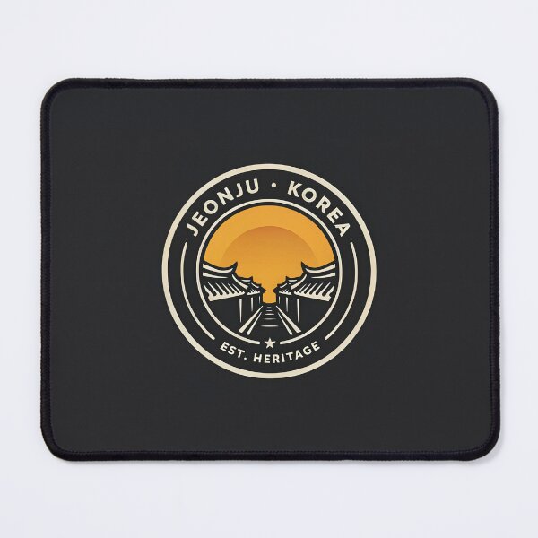 Item preview, Jeonju Hanok Crest — Korea Circular Badge Logo designed and sold by Shutter-Dragon.