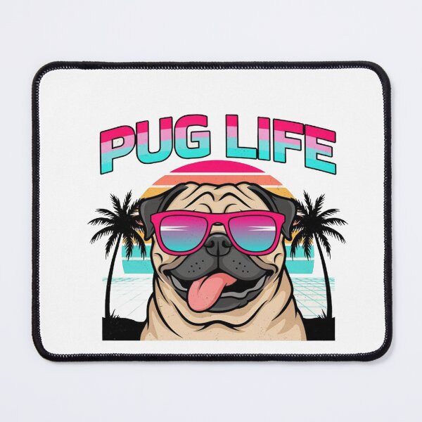 Item preview, Copy of Copy of Retro Synthwave Pug Life  designed and sold by KMKDesignStudio.