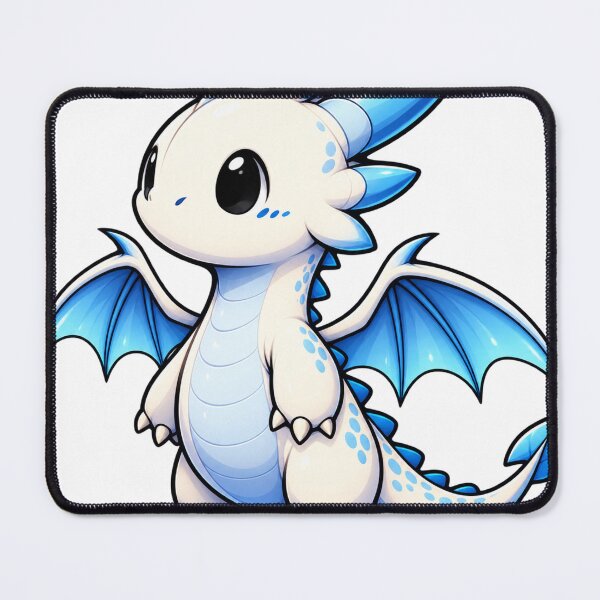 Item preview, Cute Baby Dragon Kawaii Fantasy Blue Dragon designed and sold by ApollonCraft.