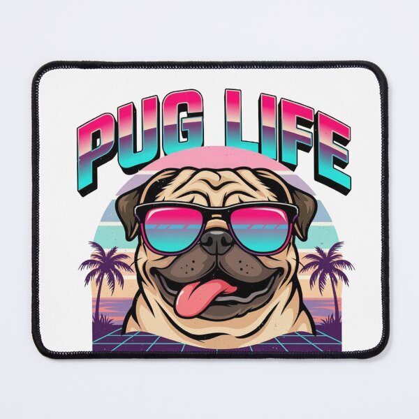 Item preview, Copy of Retro Synthwave Pug Life  designed and sold by KMKDesignStudio.