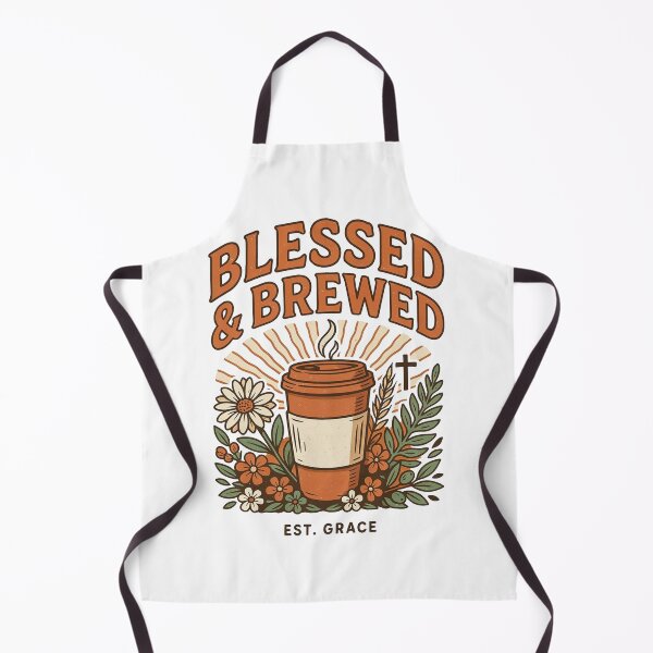 Item preview, Copy of Blessed And Brewed Daily Grace Coffee Art designed and sold by KMKDesignStudio.