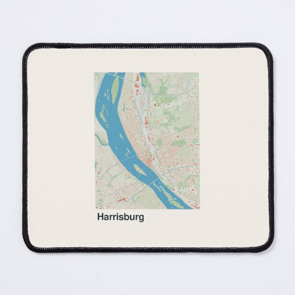 Item preview, Harrisburg Minimalistic Map Art designed and sold by MapsNerd.