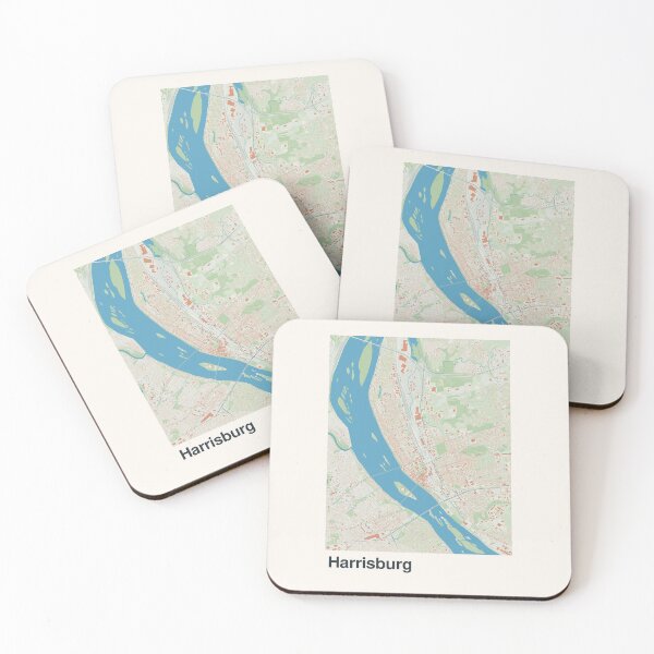 Item preview, Harrisburg Minimalistic Map Art designed and sold by MapsNerd.