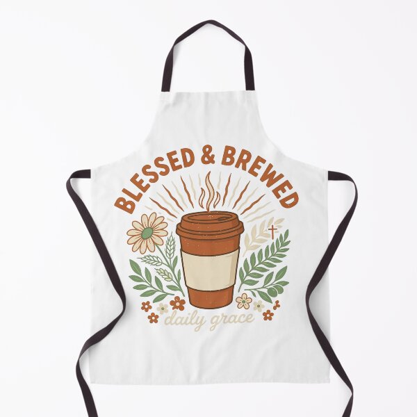 Item preview, Blessed And Brewed Daily Grace Coffee Art designed and sold by KMKDesignStudio.