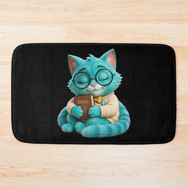 Item preview, Turki Turquoise Cat Hugging Idea Book designed and sold by Turki & Tres Colores.