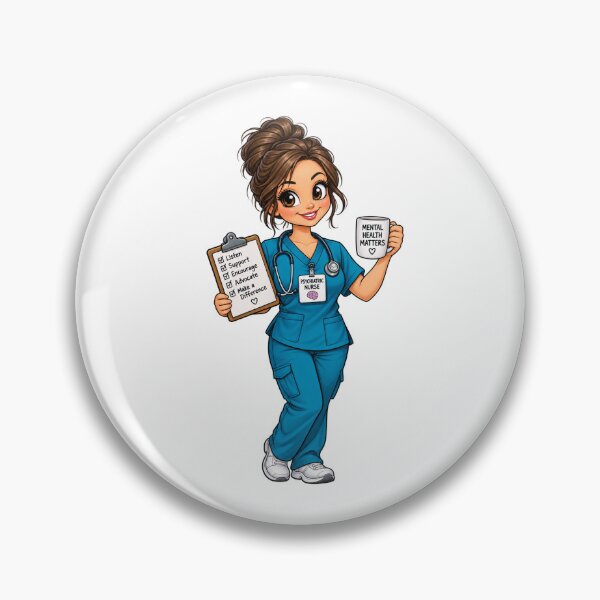 Item preview, Nurse Psychiatric  designed and sold by cringe0015.