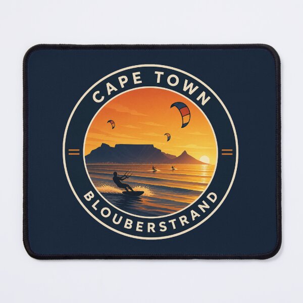 Item preview, Cape Town Sunset Badge – Bloubergstrand Kitesurfing designed and sold by The Digital Compass.