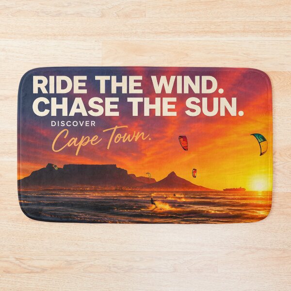 Item preview, Cape Town Sunset Badge – Bloubergstrand Kitesurfing designed and sold by The Digital Compass.