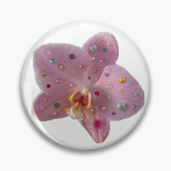Artikelvorschau, Rosa funkelnde Orchideen-Edelsteine, schicke Stadtblume, rosa mädchenhafte Blume, Teenager-Stadt, cooles Mädchen entworfen und verkauft von bunnylover4life.