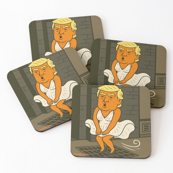 Item preview, Parodia de Trump y Marilyn Monroe: Diseño de protesta anti-MAGA designed and sold by ORANGEDOOSH.