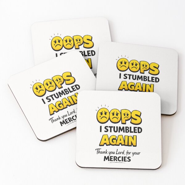 Item preview, Oops I Stumbled Again — Thank You Lord for Your Mercies | Faith & Reflection designed and sold by HopeFilled Ink.