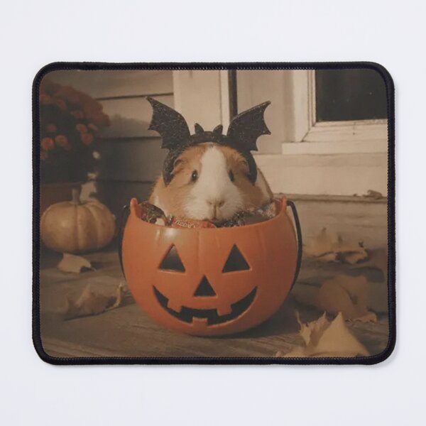 Item preview, Cute Halloween Guinea Pig, Funny Pumpkin Guinea Pig designed and sold by art-sit-xky.