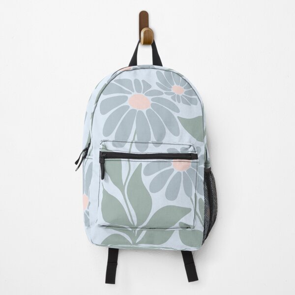 Item preview, Retro daisy (faded denim shade) designed and sold by 247DesignStudio.