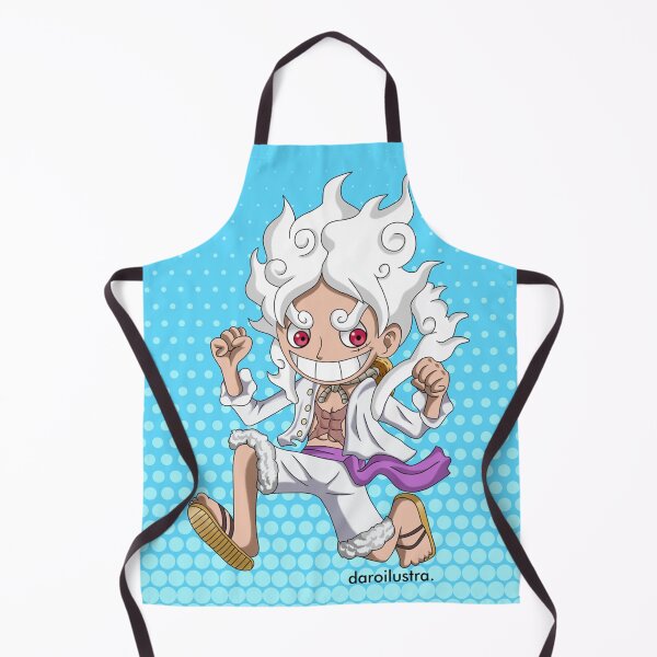 Item preview, Fanart chibi version illustration of Luffy Gear 5 designed and sold by daroilustra..
