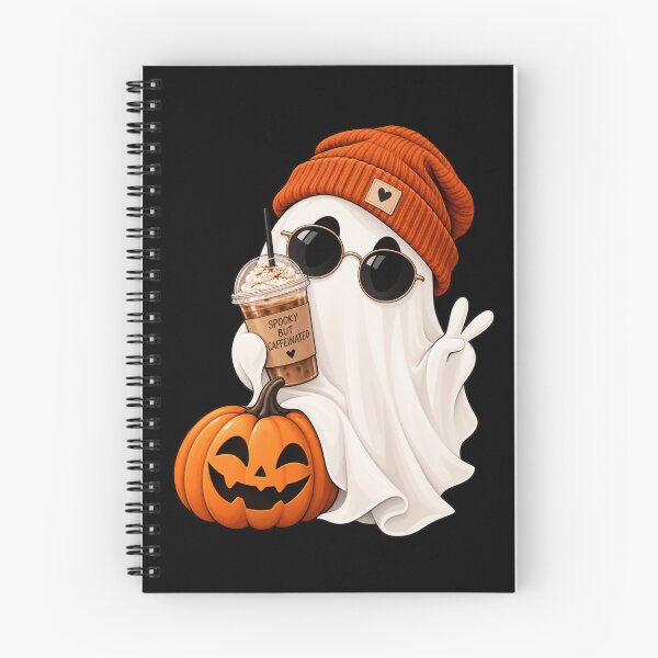 Item preview, Spooky Ghost Coffee Halloween Sticker, Cute Fall Design designed and sold by Butterfly  Effect.