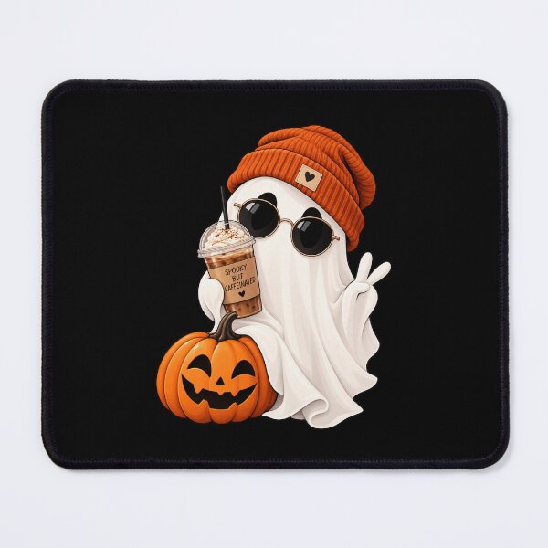 Item preview, Spooky Ghost Coffee Halloween Sticker, Cute Fall Design designed and sold by Butterfly  Effect.