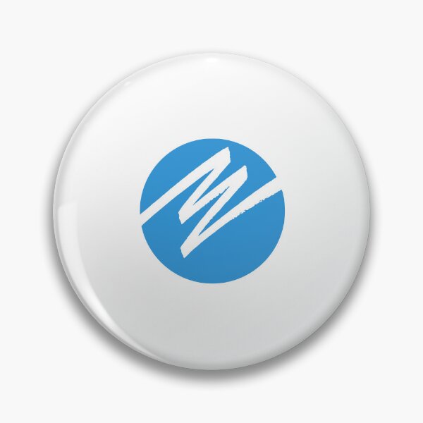 Item preview, Blue Circle M Brush Stroke Logo designed and sold by dxiermk.