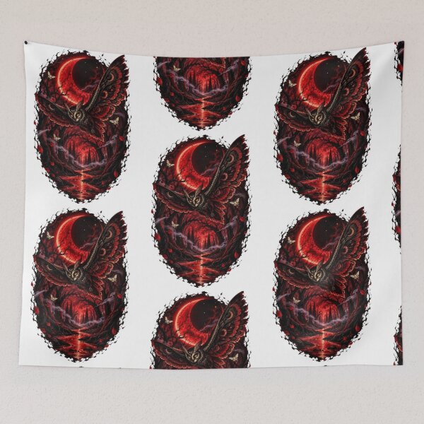 Item preview, Crimson Moon Owl designed and sold by TATOXIDE.