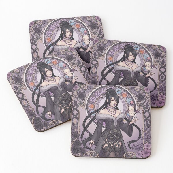 Item preview, Lulu in the style of Alphonse Mucha designed and sold by Solace Sparkles.
