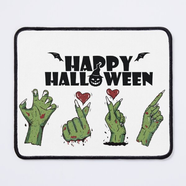 Item preview, Happy Halloween Zombie Hands Kpop Finger Heart Cute designed and sold by KMKDesignStudio.