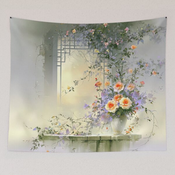 Item preview, Dawn Light on Golden Blossoms designed and sold by bloorose.