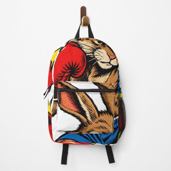Item preview, Old School Comic Boxing Rabbit Retro Pop Art Punch designed and sold by Martial-Art-23.