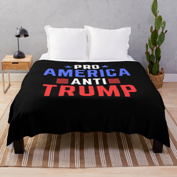 Item preview, Pro America Anti Trump designed and sold by ANNINOART ⭐⭐⭐⭐⭐.