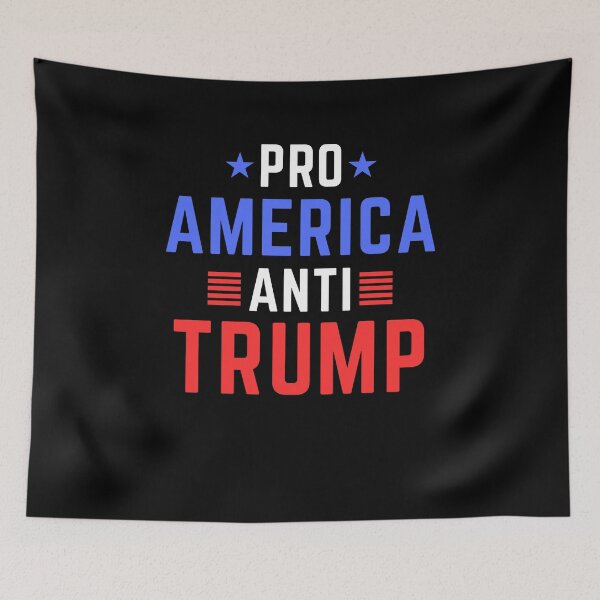 Aperçu de l'œuvre Pro-Amérique Anti-Trump créée et vendue par ANNINOART ⭐⭐⭐⭐⭐.